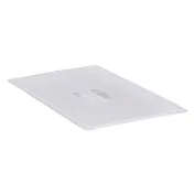 Cambro 10PPCH190 Full-Size Food Pan Cover with Handle, Translucent Polypropylene Lid, NSF, 12" x 12" 1 image