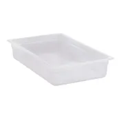 Cambro 14PP190 Full-Size Food Pan, 4" Deep, Translucent Polypropylene, NSF 1 image