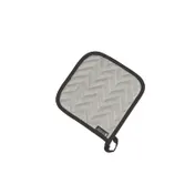 Carlisle 802SPH San Jamar Pot Holder 7" x 7", 350°F Heat Protection, Silicone, Silver, 1 Dozen 1 image