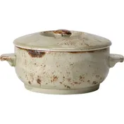 Steelite 1131B828 - Green Soup Bowl, 15 Oz (6.5" x 4.875" x 2.25"), Ceramic Oven Safe 530°F, 6/Case 1 image