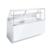 Ciam USA SQ1DR4UP13GL18I 64" Gelato/Ice Cream Dipping Cabinet w/ Sneeze Guard 1 image