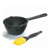 Lodge LMPB21 Melting Pot, 20 Oz, 5-3/8" Dia x 2-15/16" H, Cast Iron, Induction Ready, Handled 1 image