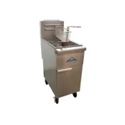 Comstock-Castle CS-VF40 15" Floor Model Gas Deep Fryer Full Pot NG/LP, 50 Ibs, 100.000 BTU 1 image