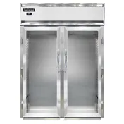 Continental Refrigerator D2RINSART-GD-SD 68" 2-Section Roll Thru Refrigerator, 64 cu. ft., Top Mounted 1 image