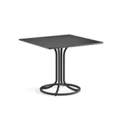 emuamericas E1342 Collier Square Outdoor Table, 36"W x 36"D x 30"H, Steel Top, Tubular Steel Legs 1 image