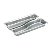 Vollrath 3100040 Pan Wild Pan, 1/2-Size Long, 5-Quart, 22-Gauge Stainless Steel, NSF Certified, USA 1 image