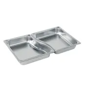 Vollrath 3100220 Super Pan Pan, 1/2 Size 4.1 Qt, 22-Gauge Steel, 20-1/4" L x 12-13/16" W x 2-1/2" D 1 image
