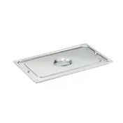 Vollrath 93100 Super Pan 3 1/1 GN Flat Solid Cover, 22-Gauge 300-Series Stainless Steel, Made in USA 1 image