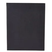 Winco LMD-811BK Menu Cover, Double, Letter Size, Holds 8-1/2" X 11" Paper 1 image