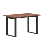 Flash Furniture MT-M4830-WLT-UBF-GG Redmond Conference Table, 48"W x 30"D, Rectangular, Walnut Finish, Powder Coated Steel U-Frame Base 1 image