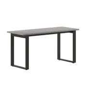 Flash Furniture MT-M6024-LTGRY-UBF-GG Redmond 60"W x 24"D Rectangular Conference Table, Gray Oak, 1" Thick Top, Powder Coated Steel U-Frame Base 1 image