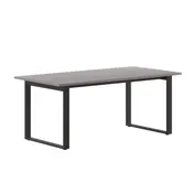 Flash Furniture MT-M7236-LTGRY-UBF-GG Redmond 72"W x 36"D Rectangular Conference Table, Gray Oak, 1" Thick Top, Powder Coated Steel U-Frame Base 1 image
