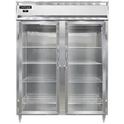 Continental Refrigerator D2RENSAPT-GD-SD 57" 2-Section Glass & Solid Door Pass-Thru Refrigerator, 52 cu. ft. 1 image