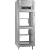 Victory RSA-1D-S1-EW-PT-HG-HC 38" 2-Glass Door Pass Thru Refrigerator, 26.2 cu. ft., Top Mounted 1 image