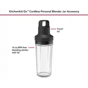 KitchenAid KSBRJA16BM KitchenAid Go 16-oz Blending Jar, Black Matte Color (Accessory) 2 image