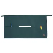 Winco WA-1221G Waist Apron, 21-3/4"L X 12-1/2"W (3) Pockets, Machine Wash And Dry, green 1 image