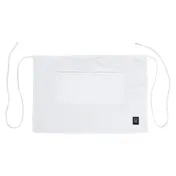 Winco WA-2819W Bistro Apron, 28"L X 19"W (2) Pockets, Machine Wash And Dry, white 1 image