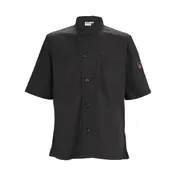 Winco UNF-9K3XL Broadway Ventilated Shirt, Tapered Fit, black, XXXL 1 image