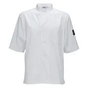 Winco UNF-9WXXL Broadway Ventilated Shirt, Tapered Fit, white, XXL 1 image