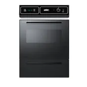 Summit TEM715DK Residential Wall Oven, 115V Electric, 24" Wide, Black Glass Door 1 image