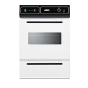 Summit WEM715KW Residential Wall Oven, 115V Electric, 24" Wide, White Finish 1 image