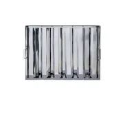 Omcan USA 34839 Stainless Steel Range Hood Filter, 20" H x 25" W, 2" Thick, for Commercial Kitchens 1 image
