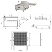 Cookline DOF-40 Cookline Commercial Gas Donut Fryer, 40 Lb. Capacity, Countertop 2 image