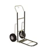 Forbes Industries 1552 Standard Bellman's Handtruck w/ 24"L Dropnose, Brushed Stainless Steel 1 image