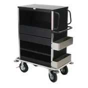 Forbes Industries 2281 Inroom Housekeeping Cart w/ (3) Shelves - 31"W x 20"D x 41"H  1 image