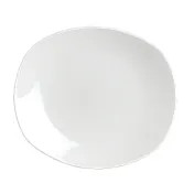 Steelite 11070582 Spice Plate, Oval 6" x 5.125" x 0.75" Vitrified China, Oven Safe 530°F - 36/Case 1 image