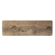 Steelite 68A351EL596 Plastic Serving Platter, 21" Rectangular Melamine, Brown Finish - 1 Dozen 1 image