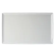 Steelite 68A417EL591 - 21" Rectangular Melamine Serving Platter, White - 6/Case 1 image