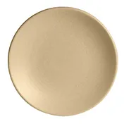Steelite A920P092 6" Round Coupe Rim China Plate, Embossed Vitrified, Chena Sand Finish - 1 Dozen 1 image