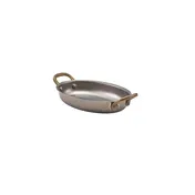 Steelite GWSSD16V - Oval 12 Oz Bowl, 8" x 4.75" x 1" Steel, Finish, Dishwasher Safe - 6/Case 1 image
