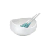 Steelite KMK1018SH Oval Plastic Bowl, 9-1/2" x 5" White Resin Dishwasher Safe Break-Resist - 2/Case 1 image