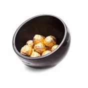 Steelite KMK1024EBP - 6.5" x 4" Round Resin Bowl, Black, Dishwasher Safe, Break-Resistant - 2/Case 1 image