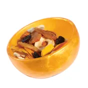 Steelite KMK1025TGP - 8" Dia x 6" H Resin Bowl, Pearl Orange, Dishwasher Safe - 2/Case 1 image