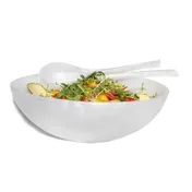Steelite KMK1037SH - 13" Dia x 4" H White Resin Bowl, Dishwasher-Safe, Break-Resistant, Dinnerware 1 image