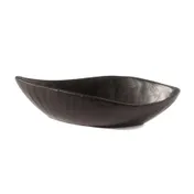 Steelite KMK2022ES - Oval Resin Bowl 9-1/2" L x 4-1/2" W x 2" H Black Dishwasher-Safe Break-Res - 2/Case 1 image