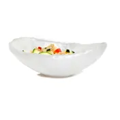 Steelite KMK2082SH - White Oval Bowl, 13" x 10" x 4" H, Resin, Dishwasher Safe, Break-Resistant 1 image