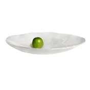 Steelite KMK2721SH - Oval Plastic Bowl, 19" L x 15" W x 4" H, White Resin, Dinnerware 1 image