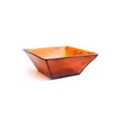 Steelite KMK2806TOR Square Bowl 6" L x 6" W x 2-3/4" H Brown Resin Dishwasher-Safe - 2/Case 1 image