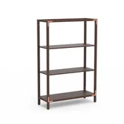Steelite MGCCAN17DCXF Two Shelf Canvas Unit, Brushed Copper Legs, Mogogo Finish, Buffet Table Part 1 image