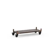 Steelite MGSCANSM0401 - Base Frame With Casters, Dark Canvas, Steel, Buffet Table Component 1 image