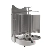 Inoksan PDG300NR 35" Gas Gyro Machine w/ Robax Glass, 132 Lbs, 6 Burners, 46.800 BTU 1 image