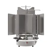 Inoksan PDG300NR 35" Gas Gyro Machine w/ Robax Glass, 132 Lbs, 6 Burners, 46.800 BTU 2 image