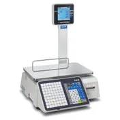 Penn Scale CL3000-P15W Label Printing Scale, 15 lb, 15" x 9" Pole, 4,000 PLU, 45 Labels NTEP Certified 100-240V 1 image
