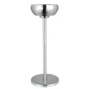Steelite 7600CV041 Wine Bucket Stand, 10.25" x 9.5" x 28" Silver Stainless Steel for Bar Service 1 image
