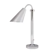 Steelite DW0499MFSS Heat Lamp, 16" Height, 250W Bulb, 1 Bulb, 18/10 Stainless Silver Finish, Mount 1 image