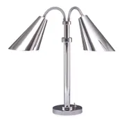 Steelite DW0499MFT2SS Heat Lamp, 22.0"W x 16.0"D x 23.0"H, 18/10 Stainless Silver, 2 x 250W Bulbs 1 image